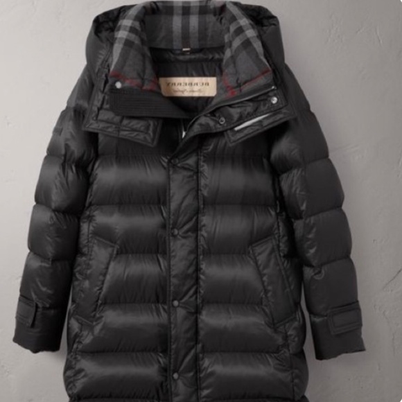 Burberry coat winter puffer Jacket size L - Picture 1 of 13